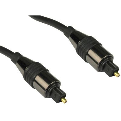 Cables Direct - 4OPT-100 - 0.5m - TOSLINK - Câble audio - Publicité Cables Direct - 4OPT-100 - 0.5m - TOSLINK - Câble audio - Publicité