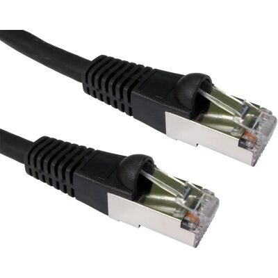 Cables Direct CDL 5m Câble Réseau CAT6A - Noir - Publicité Cables Direct CDL 5m Câble Réseau CAT6A - Noir - Publicité