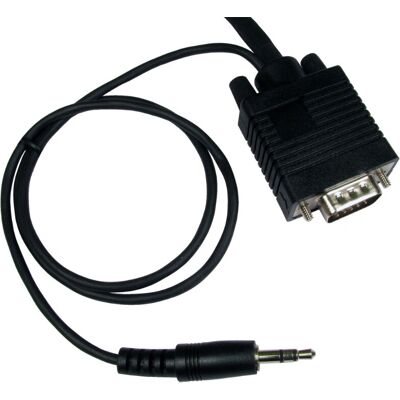 Cables Direct - SVGA + Audio 2m Cable - Noir - 2m - Cable - Publicité Cables Direct - SVGA + Audio 2m Cable - Noir - 2m - Cable - Publicité