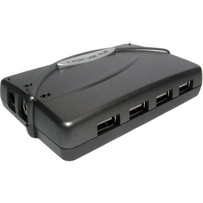 Cables Direct NLUSB2-222 Hub USB 2.0 4 ports - Noir - Publicité Cables Direct NLUSB2-222 Hub USB 2.0 4 ports - Noir - Publicité