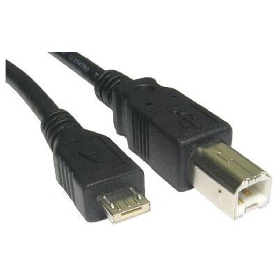 Cables Direct - USB2-162 - USB-B vers Micro-USB A - Noir - Câble USB - Publicité Cables Direct - USB2-162 - USB-B vers Micro-USB A - Noir - Câble USB - Publicité
