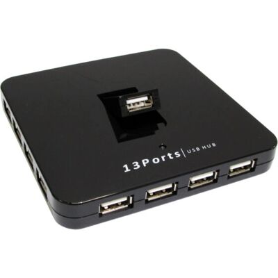 Cables Direct USB2 13-Port USB Hub - 480 Mbit/s Cables Direct USB2 13-Port USB Hub - 480 Mbit/s