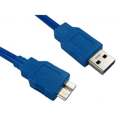 Target USB3-MICROB Micro-USB B Kabel - 2m - Blau - USB 3.2 Gen 1 Target USB3-MICROB Micro-USB B Kabel - 2m - Blau - USB 3.2 Gen 1