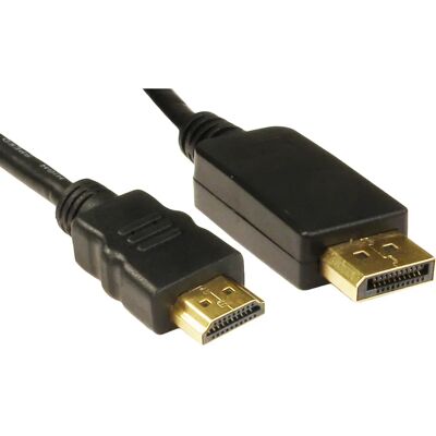 Cables Direct HDMI DisplayPort Adapter - 2M - Video Cable Cables Direct HDMI DisplayPort Adapter - 2M - Video Cable
