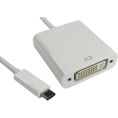 Cables Direct - USB3C-DVICAB - White - Graphics Adapter Cables Direct - USB3C-DVICAB - White - Graphics Adapter