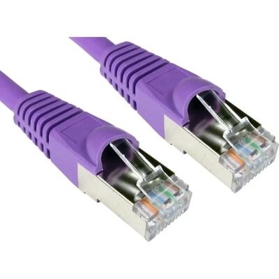 Cables Direct 5m Câble Réseau Cat6A Violet - Publicité Cables Direct 5m Câble Réseau Cat6A Violet - Publicité