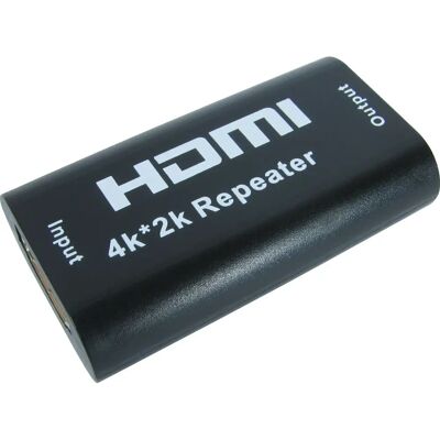 Cables Direct NLHDMI-RP4K HDMI-Verstärker - HDMI Repeater - Schwarz Cables Direct NLHDMI-RP4K HDMI-Verstärker - HDMI Repeater - Schwarz