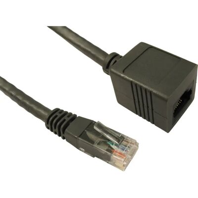 Cables Direct - Cat6 0.5m - Gris - UTP - Câble Ethernet - Publicité Cables Direct - Cat6 0.5m - Gris - UTP - Câble Ethernet - Publicité