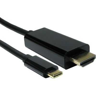 Cables Direct USB C vers HDMI 4K @ 60Hz 1 m - Câble - Publicité Cables Direct USB C vers HDMI 4K @ 60Hz 1 m - Câble - Publicité