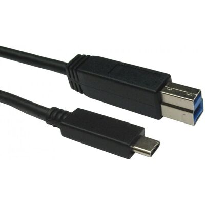 Cables Direct 3m câble USB 3.2 Gen 1 Type C à B - Câble USB - Publicité Cables Direct 3m câble USB 3.2 Gen 1 Type C à B - Câble USB - Publicité