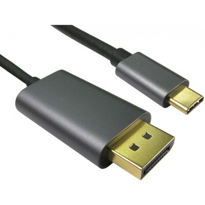 Cables Direct Câble USB C à DisplayPort 8K - 2M - Noir - Publicité Cables Direct Câble USB C à DisplayPort 8K - 2M - Noir - Publicité