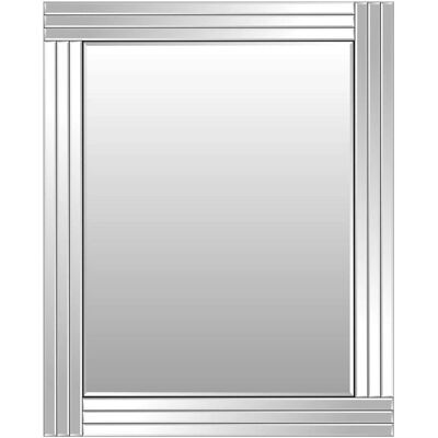 Memorabiliaoutlet Extra Large Modern Frameless Silver Mirror 144x116cm Memorabiliaoutlet Extra Large Modern Frameless Silver Mirror 144x116cm