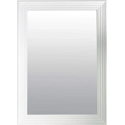 Mirroroutlet Large White Modern Wall Mirror - Bathroom Decor Mirroroutlet Large White Modern Wall Mirror - Bathroom Decor