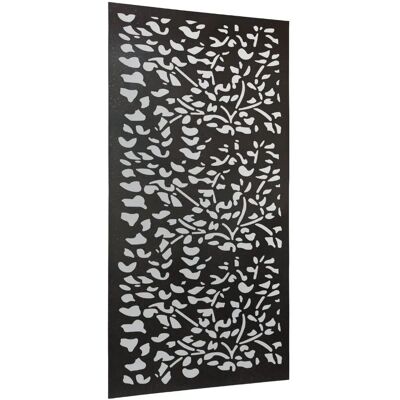 Amarelle Metal Rectangular Garden Mirror - Leaf Effect - 120x60cm Amarelle Metal Rectangular Garden Mirror - Leaf Effect - 120x60cm