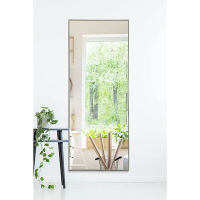 Manhattan 153x61.5cm Silver Wall Mirror - Modern Design Manhattan 153x61.5cm Silver Wall Mirror - Modern Design