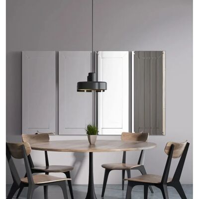 Memorabiliaoutlet - 4 Set Venetian Mirrors Frameless 3ft10 x 1ft6 Memorabiliaoutlet - 4 Set Venetian Mirrors Frameless 3ft10 x 1ft6