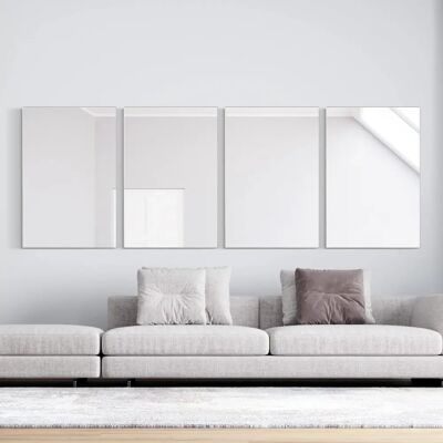 Manhattan Wall Mirror - Modern Design - 92x61.5cm Manhattan Wall Mirror - Modern Design - 92x61.5cm