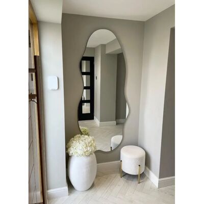 Lacuna Extra Large Frameless Pond Mirror - 71" X 32" Lacuna Extra Large Frameless Pond Mirror - 71" X 32"
