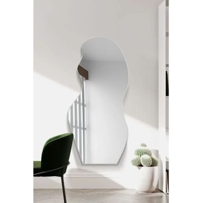 Mirroroutlet Lacuna Frameless Modern Wall Mirror 47x20" Mirroroutlet Lacuna Frameless Modern Wall Mirror 47x20"