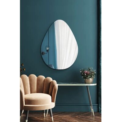 Lapillus Frameless Pebble Mirror - 30" x 20" Lapillus Frameless Pebble Mirror - 30" x 20"