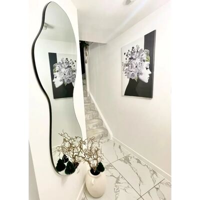Lacuna Frameless Pond Mirror - 63" x 24" Modern Lacuna Frameless Pond Mirror - 63" x 24" Modern