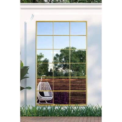 Mirroroutlet Extra Large Gold Window Garden Wall Mirror - Wall Mirror Mirroroutlet Extra Large Gold Window Garden Wall Mirror - Wall Mirror