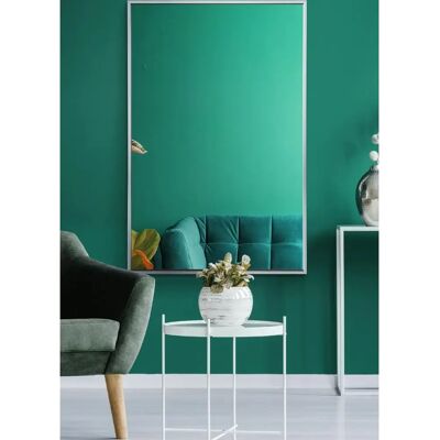 Mirroroutlet Extra Large Silver Aluminium Wall Mirror - Wall Mirror Mirroroutlet Extra Large Silver Aluminium Wall Mirror - Wall Mirror