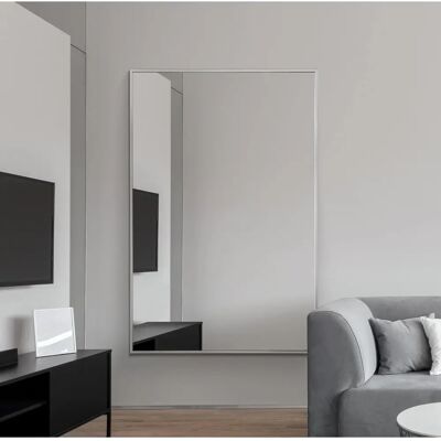 Mirroroutlet Artus Silver Wall Mirror - Modern Frameless 47x31" Mirroroutlet Artus Silver Wall Mirror - Modern Frameless 47x31"