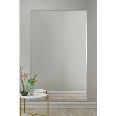 Mirroroutlet Artus Silver Aluminium Wall Mirror - 68" x 43" Mirroroutlet Artus Silver Aluminium Wall Mirror - 68" x 43"