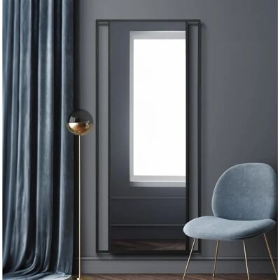 Fenestra Black Modern Wall Mirror - 71" x 31" (180x80cm) - Mirror Fenestra Black Modern Wall Mirror - 71" x 31" (180x80cm) - Mirror
