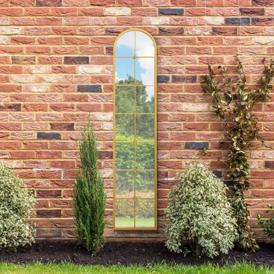 GOLD Arcus Garden Mirror 75x16 - Garden Mirror GOLD Arcus Garden Mirror 75x16 - Garden Mirror
