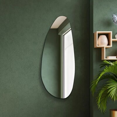Lacuna Frameless Modern Large Mirror - 55"X 23" (140x58cm) Lacuna Frameless Modern Large Mirror - 55"X 23" (140x58cm)