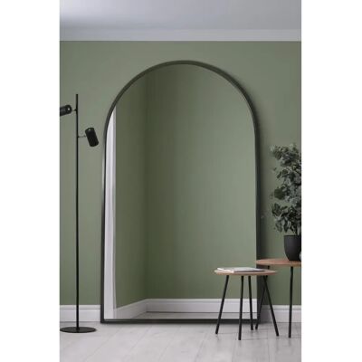 Mirroroutlet Arcus Large Black Arched Wall Mirror - 190x120cm Mirroroutlet Arcus Large Black Arched Wall Mirror - 190x120cm