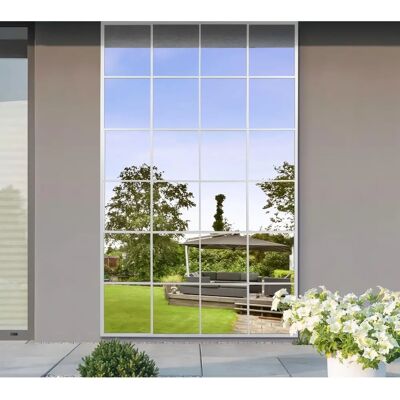 Genestra Extra Large White Garden Mirror - 174 x 110cm Genestra Extra Large White Garden Mirror - 174 x 110cm