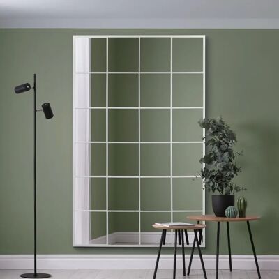 Mirroroutlet Extra Large White Window Wall Mirror - 69" x 43" Mirroroutlet Extra Large White Window Wall Mirror - 69" x 43"