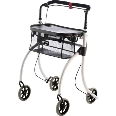 Drive Indoor-Rollator Roomba - Verstellbare Griffhöhe, Korb & Tablett Drive Indoor-Rollator Roomba - Verstellbare Griffhöhe, Korb & Tablett