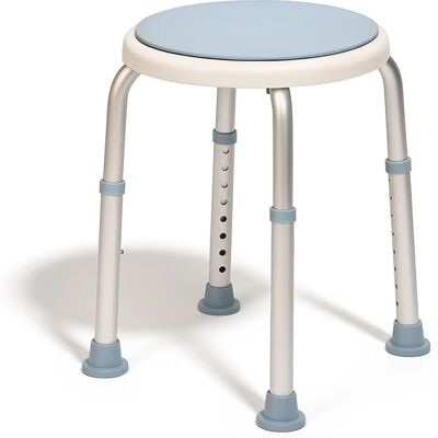 Drive Medical Round Bath Shower Stool Swiveling Rotating Seat Adjustable Height Disability - Bath Shower Stool Drive Medical Round Bath Shower Stool Swiveling Rotating Seat Adjustable Height Disability - Bath Shower Stool