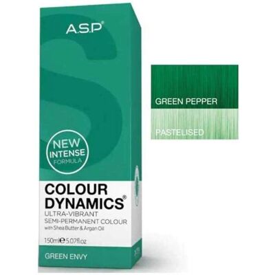 A.S.P Verde Invidia Colore Capelli - Semi-permanente, 150mL A.S.P Verde Invidia Colore Capelli - Semi-permanente, 150mL