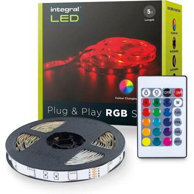 Integral - Ilstrgba159b - 5m - 150 LEDs - LED Strip Kit Integral - Ilstrgba159b - 5m - 150 LEDs - LED Strip Kit