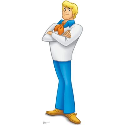 Warner Bros Fred - Scooby Doo Lifesize Cardboard Cutout - Repositionable Warner Bros Fred - Scooby Doo Lifesize Cardboard Cutout - Repositionable
