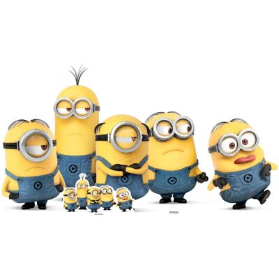 Star Cutouts SC1036 Group Pose Minions Life Size Cutout - life size cutout Star Cutouts SC1036 Group Pose Minions Life Size Cutout - life size cutout