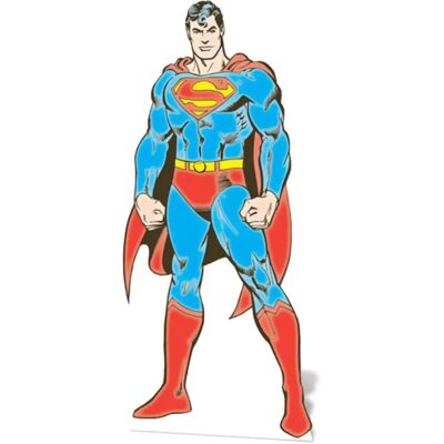Star Cutouts Superman Comic Cardboard Standee 92cm Colorful OS male Star Cutouts Superman Comic Cardboard Standee 92cm Colorful OS male