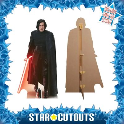 STAR CUTOUTS - Kylo Ren - 188 x 95 x 188 cm - Cutout - Publicité STAR CUTOUTS - Kylo Ren - 188 x 95 x 188 cm - Cutout - Publicité