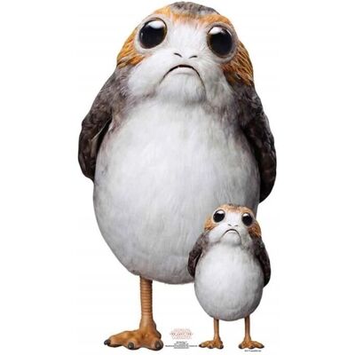 Star Cutouts - PORG The Last Jedi - Multicolore - Silhouette en carton - Publicité Star Cutouts - PORG The Last Jedi - Multicolore - Silhouette en carton - Publicité