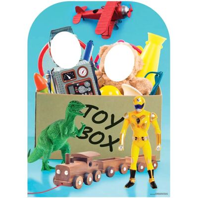 Iconicgreats - Boys Toy Box - Cardboard Cutout - Publicité Iconicgreats - Boys Toy Box - Cardboard Cutout - Publicité