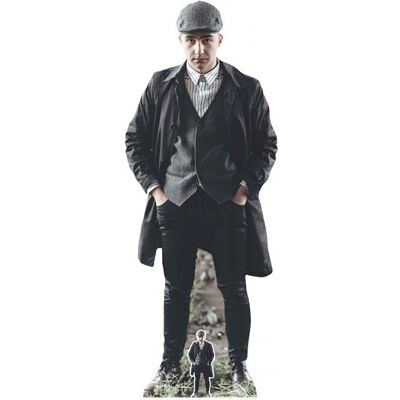 Iconicgreats - Peaky Blinder Stripe Shirt - Silhouette en carton - Publicité Iconicgreats - Peaky Blinder Stripe Shirt - Silhouette en carton - Publicité