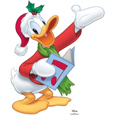 Decoração de Natal em tamanho real do Disney Donald Duck Decoração de Natal em tamanho real do Disney Donald Duck