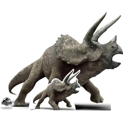 Star Cutouts Jurassic World Triceratops Dinosaur Cardboard Cutout - Free Mini Star Cutouts Jurassic World Triceratops Dinosaur Cardboard Cutout - Free Mini