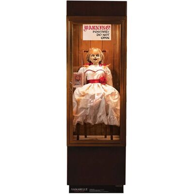 Warner Bros Annabelle Lifesize Doll Glass Case - Doll Warner Bros Annabelle Lifesize Doll Glass Case - Doll