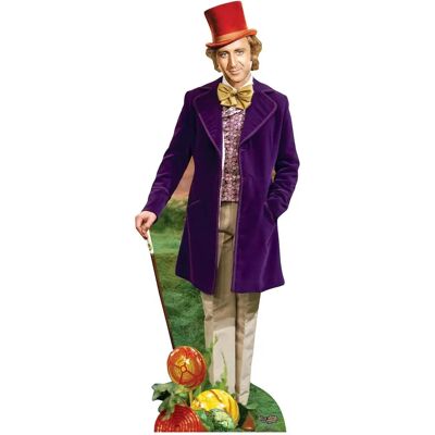Découpe en carton taille mini Willy Wonka Gene Wilder Star Cutouts - Cardboard Cutout - Publicité Découpe en carton taille mini Willy Wonka Gene Wilder Star Cutouts - Cardboard Cutout - Publicité